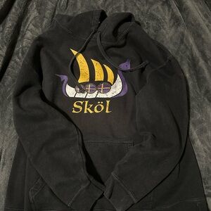 Sköl Graphic Black Hoodie